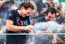 Christian Horner celebrates another Red Bull success