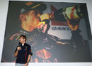 Sebastian Vettel addresses the Red Bull team