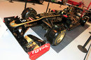 The Lotus E20 on display at the Autosport show