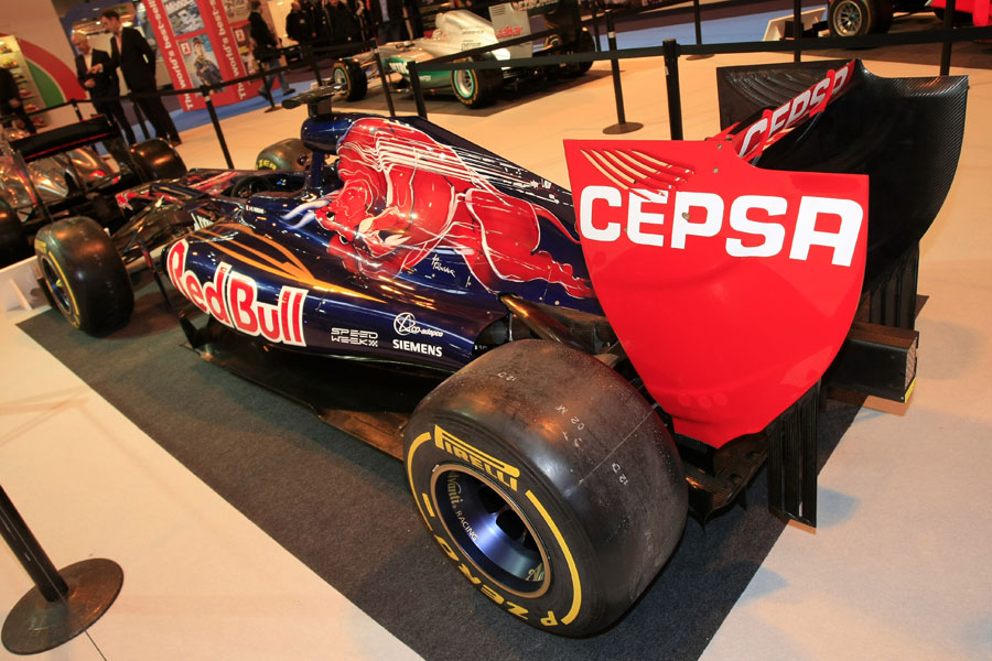 Toro Rosso's STR7 on display