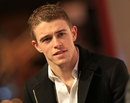 Paul di Resta answers questions at the Autosport Show
