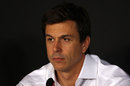 Williams' Toto Wolff in the press conference