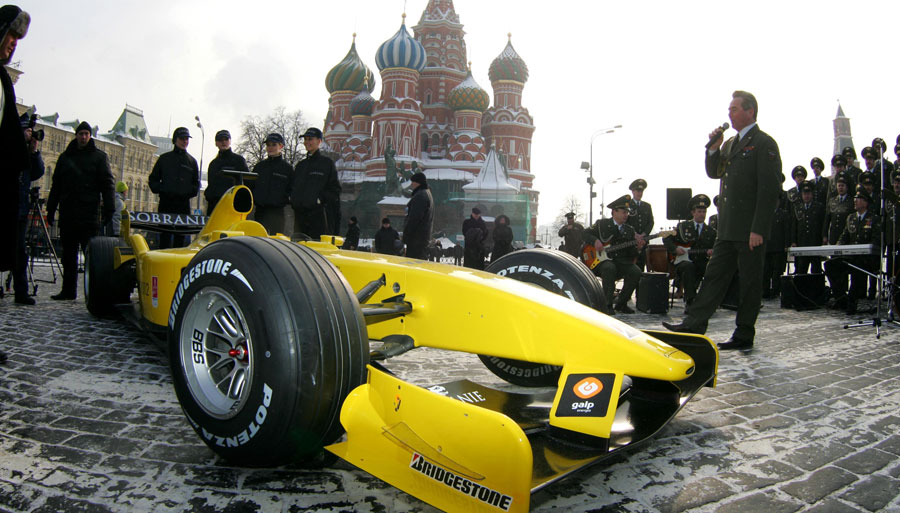 Jordan launches the EJ15 in Moscow's Red Square