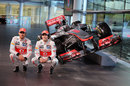 Jenson Button and Sergio Perez with the new MP4-28