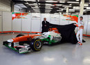 Deputy team principal Bob Fernley and Paul di Resta take the wraps off the new Force India VJM06 