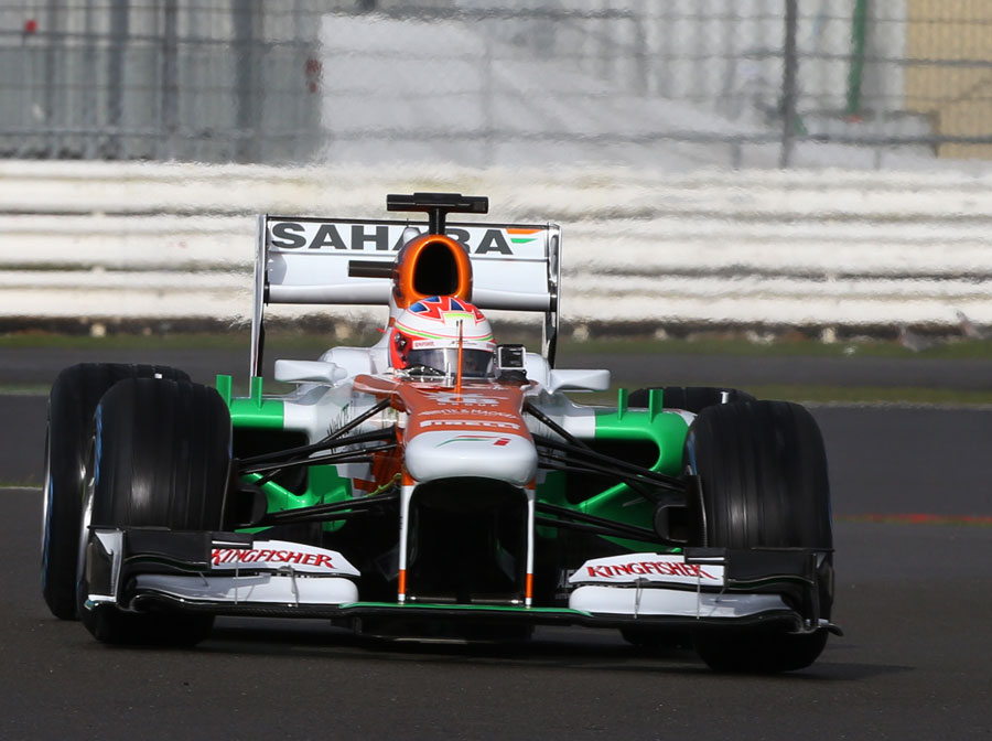 Paul di Resta on track in the Force India VJM06