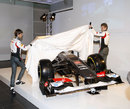The covers come off the new Sauber C32