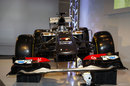 An head-on view of the new Sauber C32