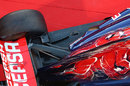 Rear end detail on the new Toro Rosso STR8