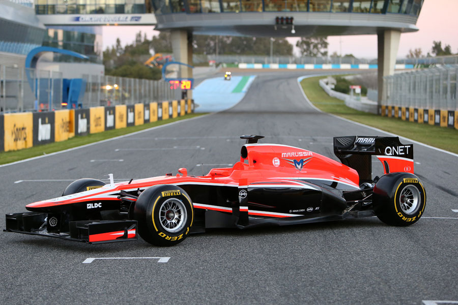 The covers come off the 2013 Marussia