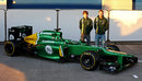 Giedo van der Garde and Charles Pic launch the new Caterham CT03