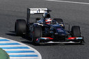 Nico Hulkenberg on the medium Pirelli tyres