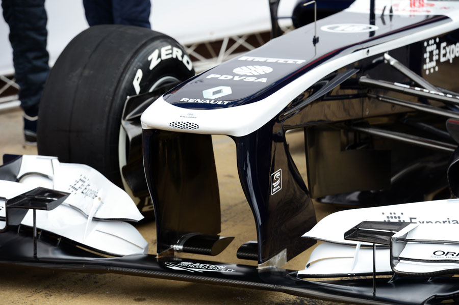 The nose of the new Williams FW34