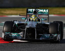 Nico Rosberg tackles the final chicane
