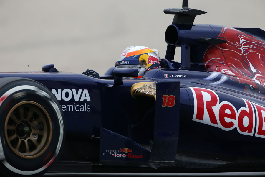 Detail on the Toro Rosso STR8 