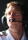 Tim Goss on the McLaren pit wall