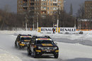 Kimi Raikkonen leads Charles Pic at Race of the Stars