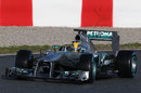 Lewis Hamilton on track for Mercedes