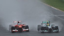 Lewis Hamilton and Fernando Alonso side by side
