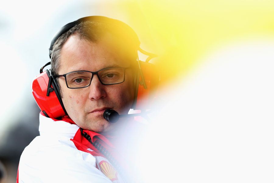 Stefano Domenicali casts a watchful eye over qualifying