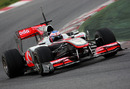Jenson Button starts his final day of testing