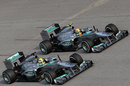 Lewis Hamilton retakes third place from Nico Rosberg
