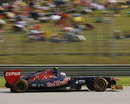 Daniel Ricciardo on track in the Toro Rosso