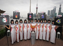 A promotional photoshoot for the Chinese Grand Prix