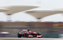 Felipe Massa on track in the Ferrari F138