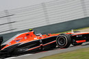 Max Chilton on track in the Marussia