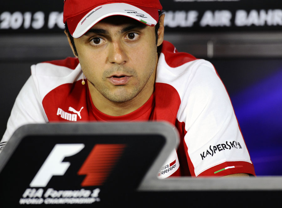 Felipe Massa in the press conference 