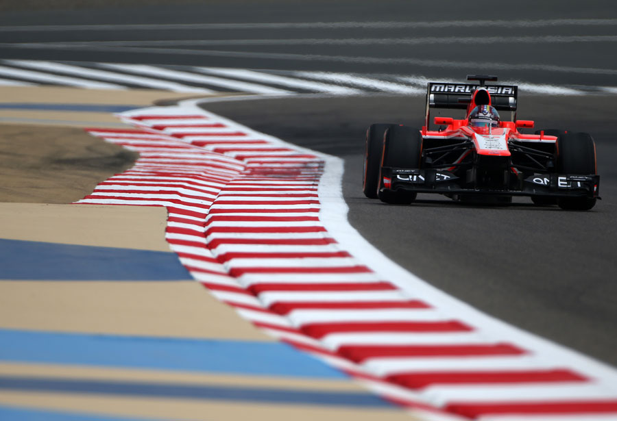 Rodolfo Gonazalez makes his Marussia debut in Friday morning practice