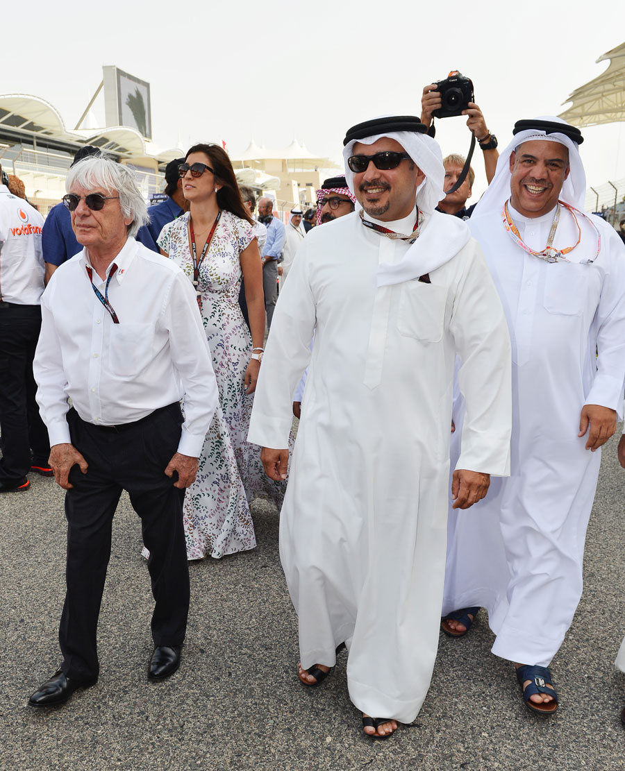 Bernie Ecclestone and Crown Prince Shaikh Salman bin Isa Hamad Al Khalifa