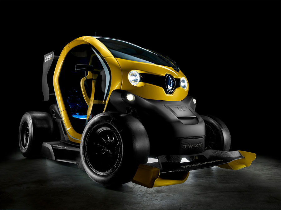 The Twizy Renault Sport F1 concept car with F1 KERS technology