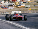 Chris Amon on track in his Ferrari