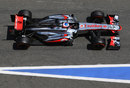 Jenson Button leaves the pits