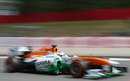 Paul di Resta at speed in the Force India