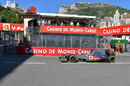 Jenson Button rounds Rascasse during FP1