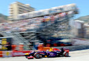 Sebastian Vettel's at speed on super-soft tyres