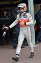 An angry Jenson Button after qualifying