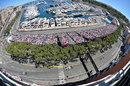The view of Monaco as the top four start another lap