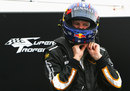Adrian Newey prepares to drive his Lamborghini Gallardo in race one