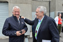 Charlie Whiting with Grand Prix of America promoter Leo Hindery Jr