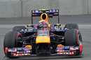 Mark Webber tackles the hairpin on super-softs