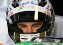 Adrian Sutil prepares for the Bahrain Grand Prix