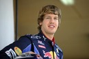 Red Bull's Sebastian Vettel in the Bahrain paddock on Thursday