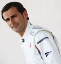 Sauber's Spanish driver Pedro de la Rosa looks on in Bahrain
