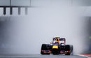 Mark Webber attacks Copse on full wet tyres