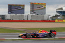 Mark Webber at speed on medium tyres