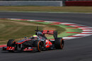 Oliver Turvey on track in the McLaren